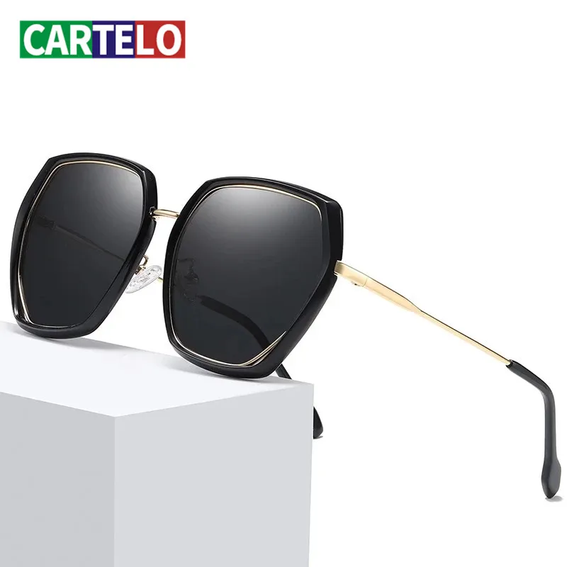 CARTELO Women Sunglasses Polarized Flat Top Sunglasses Brand Designer Driving Sun glasses Women High Quality Rectangle Style
CARTELO Women Sunglasses Polarized Flat Top Sunglasses Brand Designer Driving Sun glasses Women High Quality Rectangle Style