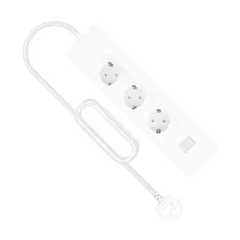 WiFi Smart Power Strip 3 AC Outlet 2 USB Charger Extension Socket APP Remote Control Timing Voice Control Socket (EU Plug)
WiFi Smart Power Strip 3 AC Outlet 2 USB Charger Extension Socket APP Remote Control Timing Voice Control Socket (EU Plug)