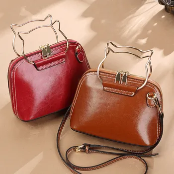 WOMEN'S Bag 2020 New Style Spring Leather Shoulder-bag Wind Cat Handbag Simple WOMEN'S Bag Fashion
WOMEN'S Bag 2020 New Style Spring Leather Shoulder-bag Wind Cat Handbag Simple WOMEN'S Bag Fashion