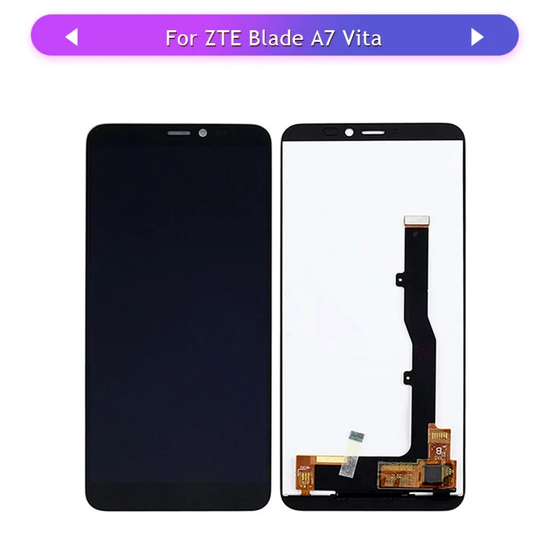 5pcs Tested Free Shipping For ZTE Blade A7 Vita LCD Display Touch Screen Assembly Glass Panel Digitizer Sensor Replacement | Мобильные