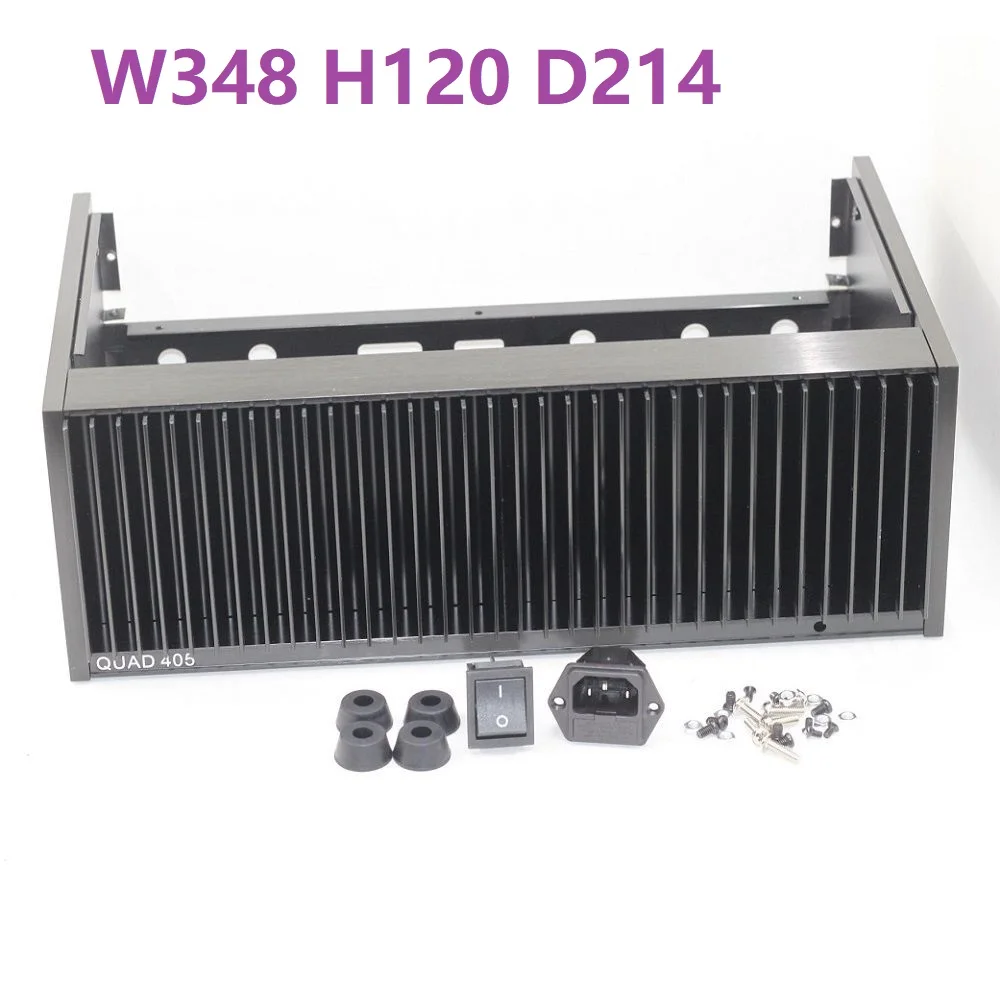 BRZHIFI алюминиевое шасси 99% клон QUAD405 DIY бокс-усилитель внешний корпус с радиатором W348 × H120 × d214мм
BRZHIFI алюминиевое шасси 99% клон QUAD405 DIY бокс-усилитель внешний корпус с радиатором W348 × H120 × d214мм