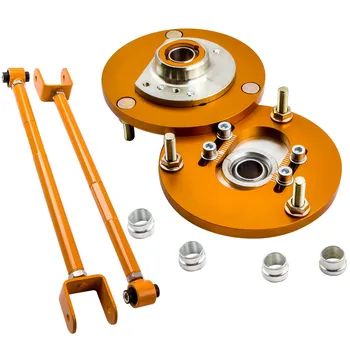 Rear Camber Control Arms + Camber Plates Top Mount For BMW 3 Series E46 316, 318, 320, 323, 325, 330, M3 1998-2005 
Rear Camber Control Arms + Camber Plates Top Mount For BMW 3 Series E46 316, 318, 320, 323, 325, 330, M3 1998-2005