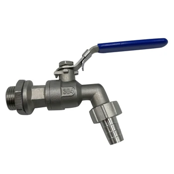 Stainless Steel Hose 1/2 Inch Faucet Tap Ball Valve Weldless Bulkhead Npt Barb Bar Kitchen Accessories Homebrew Tool
Stainless Steel Hose 1/2 Inch Faucet Tap Ball Valve Weldless Bulkhead Npt Barb Bar Kitchen Accessories Homebrew Tool
