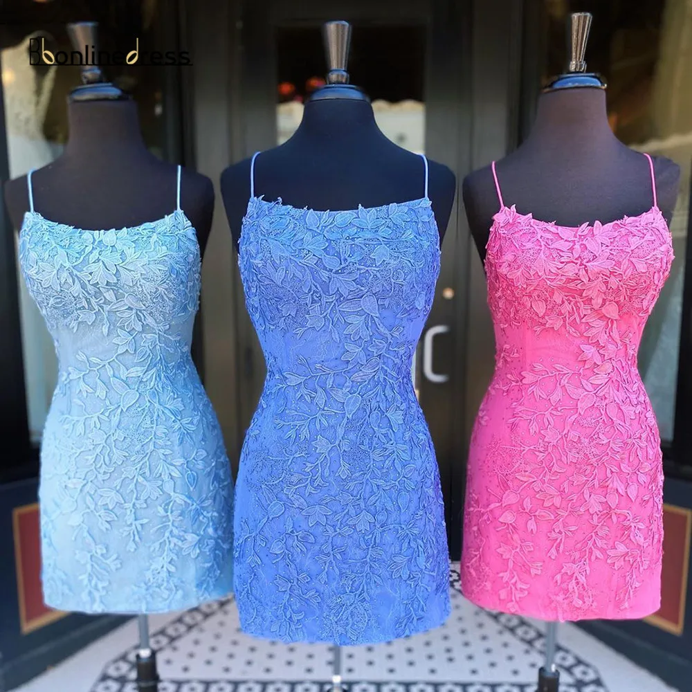 Bbonlinedress Blue Homecoming Dress 2020 Spaghetti Strap Lace Beaded Above Knee Mini Short Party Gowns abiti da cocktail Dress
Bbonlinedress Blue Homecoming Dress 2020 Spaghetti Strap Lace Beaded Above Knee Mini Short Party Gowns abiti da cocktail Dress