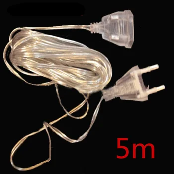 5m LED light flash light string light power extension cable connection wire two-hole socket CD50 W05
5m LED light flash light string light power extension cable connection wire two-hole socket CD50 W05