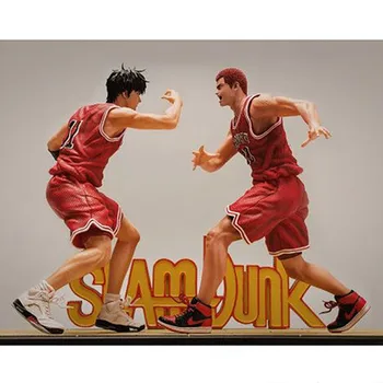 46CM Anime Statue SLAM DUNK Rukawa Kaede VS Hanamichi Sakuragi Full-Length Portrait Art Craft Bust GK Action Figure Toy A126
46CM Anime Statue SLAM DUNK Rukawa Kaede VS Hanamichi Sakuragi Full-Length Portrait Art Craft Bust GK Action Figure Toy A126