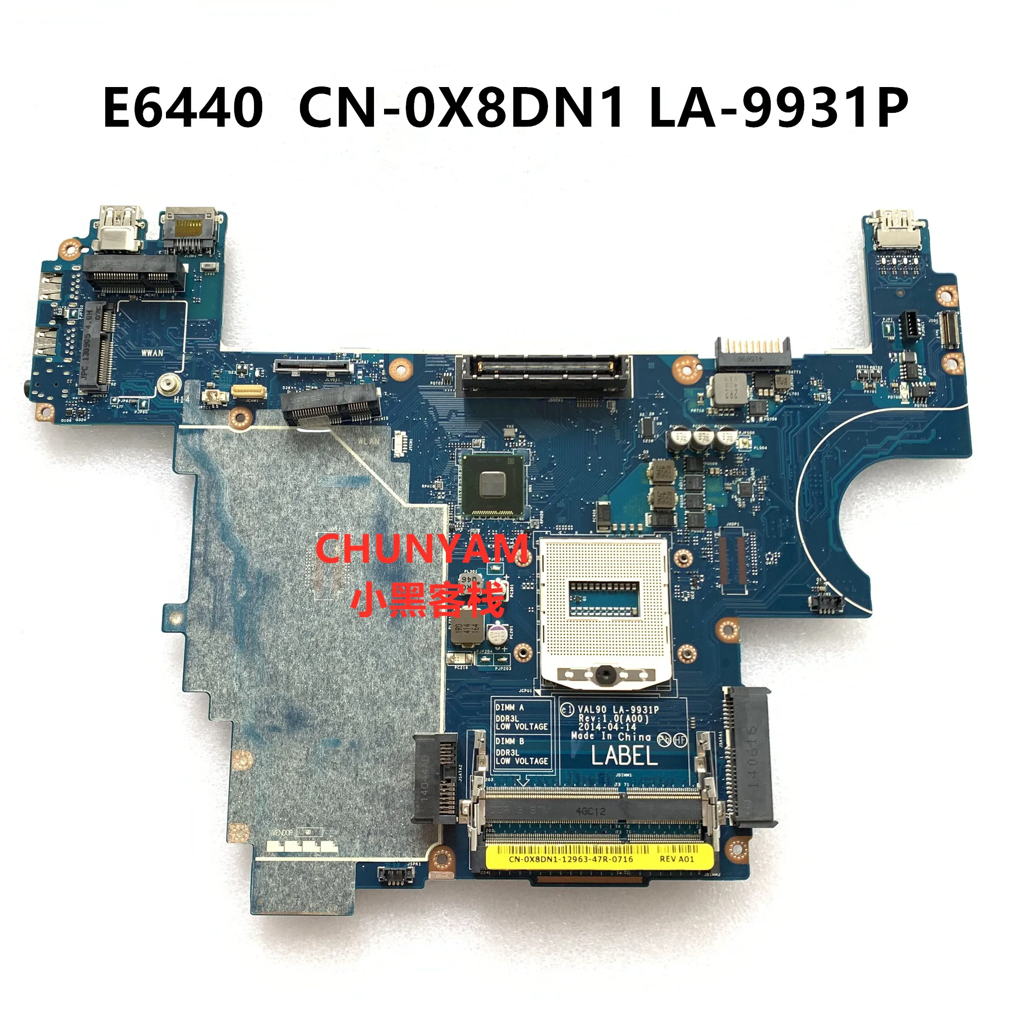 KEFU brand new VAL90 LA-9931P FOR DELL Latitude E6440 laptop motherboard CN-0X8DN1 X8DN1 mainboard NOTEBOOK PC 
KEFU brand new VAL90 LA-9931P FOR DELL Latitude E6440 laptop motherboard CN-0X8DN1 X8DN1 mainboard NOTEBOOK PC