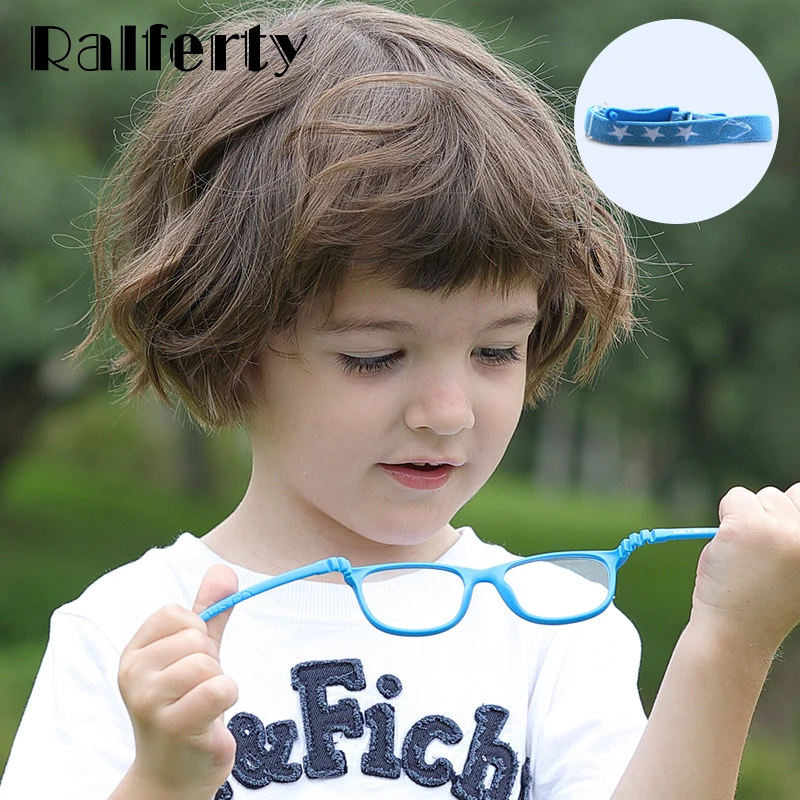 Ralferty Kids Glasses Frame Children Unbreakable Non-screw TR90 Silica gel Eyeglasses With Lanyard Optic Glasses Spectacles K303 
Ralferty Kids Glasses Frame Children Unbreakable Non-screw TR90 Silica gel Eyeglasses With Lanyard Optic Glasses Spectacles K303