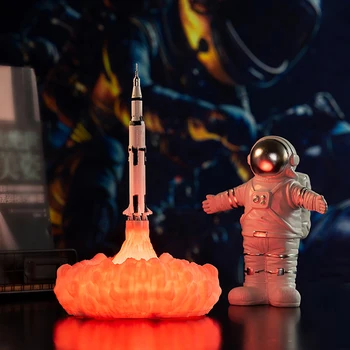 LED Printing Light Moon Rocket Printing Space Night Light Space Light Suitable For Space Lovers Rocket Light Room Decoration
LED Printing Light Moon Rocket Printing Space Night Light Space Light Suitable For Space Lovers Rocket Light Room Decoration