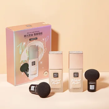light-feeling non-marking liquid foundation oil control brighten skin tone creamy muscle foundation concealer set
light-feeling non-marking liquid foundation oil control brighten skin tone creamy muscle foundation concealer set