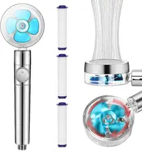 Propeller Driven High Pressure Turbo Spa Shower Head Gold 360 Degree Rotatable Handheld Turbo Shower Head
Propeller Driven High Pressure Turbo Spa Shower Head Gold 360 Degree Rotatable Handheld Turbo Shower Head