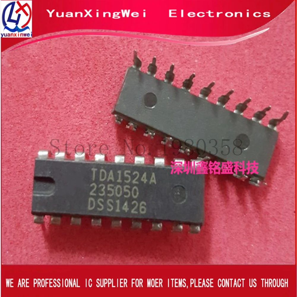 Free Delivery New original 2pcs/lot TDA1524A TDA1524 DIP-18
