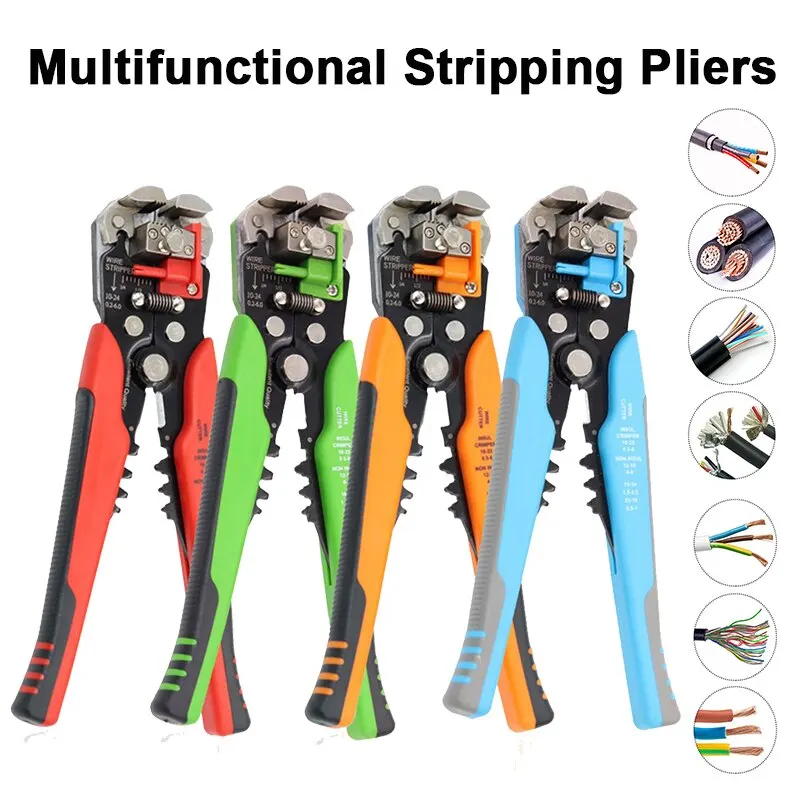 Crimper Cable Automatic Wire Stripper Multifunctional Stripping Tools Crimping Pliers Terminal 0.2-6.0mm Hand Tool
Crimper Cable Automatic Wire Stripper Multifunctional Stripping Tools Crimping Pliers Terminal 0.2-6.0mm Hand Tool