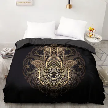 3D Printed Custom Design Duvet Cover Quilt Comforter Blanket Case Covers Bedding Set 173x230cm Glod Black Home Textile
3D Printed Custom Design Duvet Cover Quilt Comforter Blanket Case Covers Bedding Set 173x230cm Glod Black Home Textile