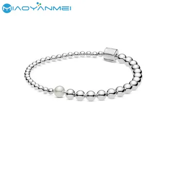 2020 Autumn New Girl Birthday Gift Pearl Round Bead Barrel Buckle Bracelet S925 Sterling Silver Brand Bracelet Women DIY Jewelry
2020 Autumn New Girl Birthday Gift Pearl Round Bead Barrel Buckle Bracelet S925 Sterling Silver Brand Bracelet Women DIY Jewelry