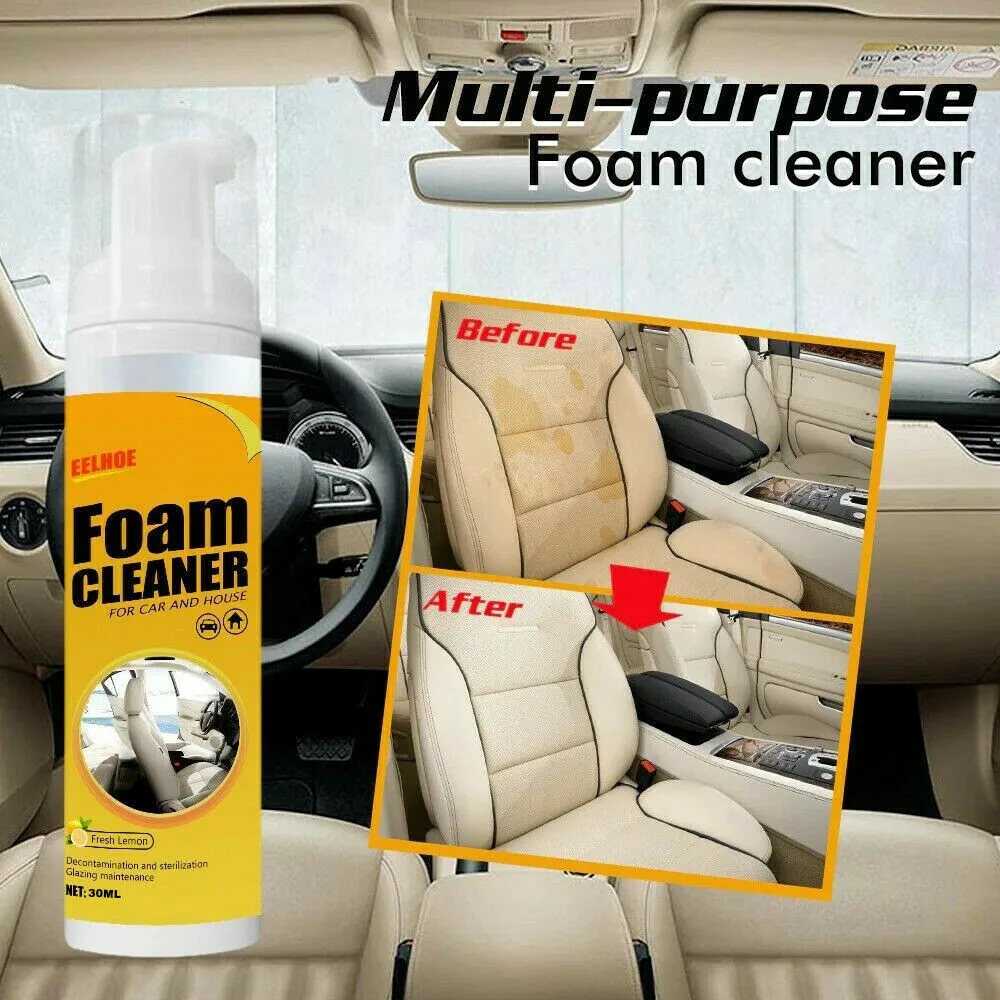 1x 30ml Multi-Purpose Foam Cleaner Suitable For Homes And Vehicles Remove All Dirt And Debris From The Inside Of The Car
1x 30ml Multi-Purpose Foam Cleaner Suitable For Homes And Vehicles Remove All Dirt And Debris From The Inside Of The Car