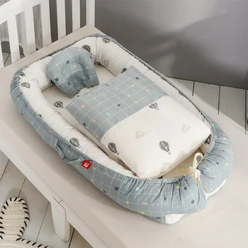 Newborn Baby Nest Portable Bed Crib Removable Washable Travel Bed For Kids Infant With quilt Cotton Cradle Baby Bassinet Bumper
Newborn Baby Nest Portable Bed Crib Removable Washable Travel Bed For Kids Infant With quilt Cotton Cradle Baby Bassinet Bumper