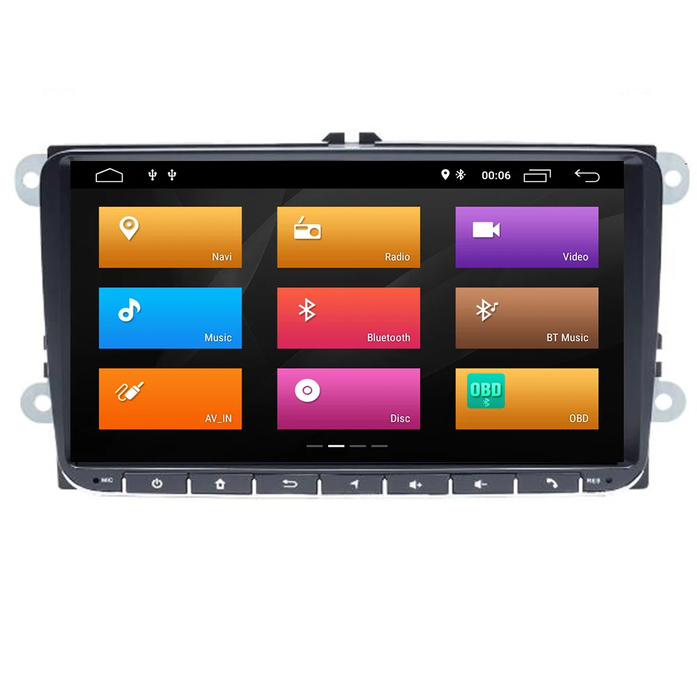 New! 9" 4-core GPS Navi Car Multimedia Player Android 9.0 Auto Radio For Skoda/Seat/Volkswagen/VW/Passat b7/POLO/GOLF 5 6
New! 9" 4-core GPS Navi Car Multimedia Player Android 9.0 Auto Radio For Skoda/Seat/Volkswagen/VW/Passat b7/POLO/GOLF 5 6