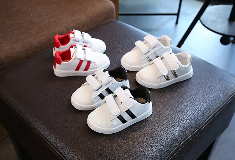 Child Shoes Girls Boys Sport Shoes Antislip Soft Bottom Kids Baby Sneaker Casual Flat Sneakers white Shoes size 21-30 kid shoes