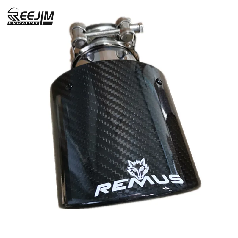 Oval Slanted exhaust tip Carbon Fiber Akrapovic Remus Exhaust tip car muffler muffler pipe punta de escafor BMW car styling 
Oval Slanted exhaust tip Carbon Fiber Akrapovic Remus Exhaust tip car muffler muffler pipe punta de escafor BMW car styling