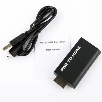 For PS2 to HDMI 480i/480p/576i Audio Video Converter Adapter with 3.5mm Audio Output Supports for PS2 Display Modes
For PS2 to HDMI 480i/480p/576i Audio Video Converter Adapter with 3.5mm Audio Output Supports for PS2 Display Modes