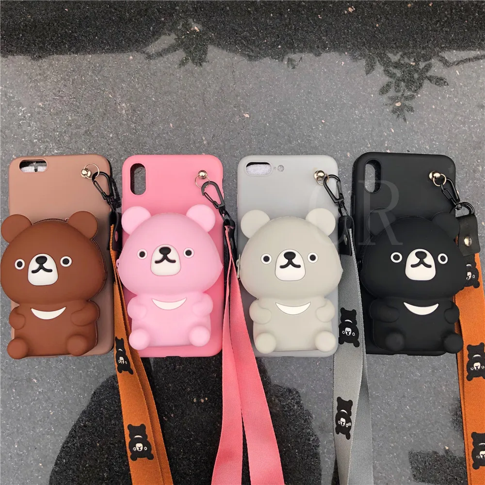 ORYKSZ 3D Cartoon Bear Wallet Silicon Phone Case For Samsung Galaxy Note 5 8 9 10 S6 S7 edge S8 S9 plus S10 S10E Plus Back Cover
ORYKSZ 3D Cartoon Bear Wallet Silicon Phone Case For Samsung Galaxy Note 5 8 9 10 S6 S7 edge S8 S9 plus S10 S10E Plus Back Cover