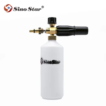 SINO STAR sprayer pump snow foam lance for car wash with bottle and mesh filter with 1/4 quick connector
SINO STAR sprayer pump snow foam lance for car wash with bottle and mesh filter with 1/4 quick connector