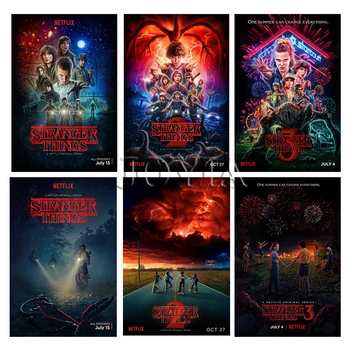 Stranger Things Poster Season 3 Posters Canvas Painting Characters Retro TV Movie Prints Wall Art Pictures for Kids Room Cuadros
Stranger Things Poster Season 3 Posters Canvas Painting Characters Retro TV Movie Prints Wall Art Pictures for Kids Room Cuadros