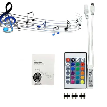 12V 24 KeysLED IR RGB Controler Wireless IR Remote Control Music Sound Controller for 3528 5630 5050 RGB LED Strip Lights
12V 24 KeysLED IR RGB Controler Wireless IR Remote Control Music Sound Controller for 3528 5630 5050 RGB LED Strip Lights