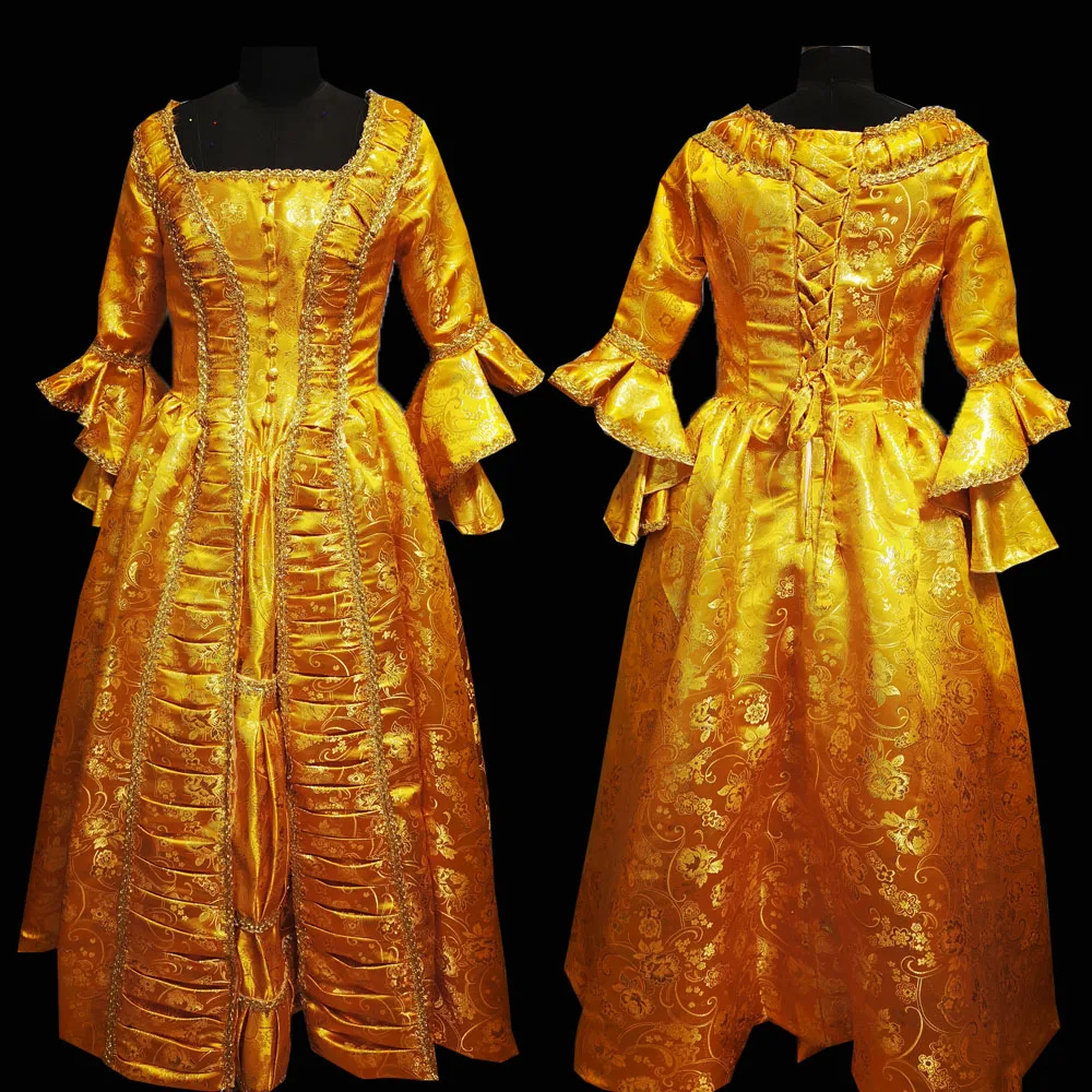 2020 New yellow victorian Halloween Cosplay dress Colonial Georgian Renaissance Gothic Historical dress D-611
2020 New yellow victorian Halloween Cosplay dress Colonial Georgian Renaissance Gothic Historical dress D-611