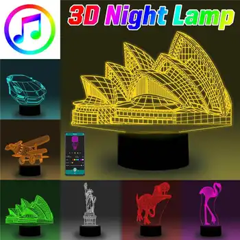 3D Night Lights Led 3D Lamp Star Wars APP&Touch Sensor control USB LED Lighting Luminaria Table Lamp Decor Nightlight for Gift
3D Night Lights Led 3D Lamp Star Wars APP&Touch Sensor control USB LED Lighting Luminaria Table Lamp Decor Nightlight for Gift