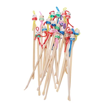 Bamboo Japanese Doll Ear Wax Pick Spoons Earwax Remover 20pcs 
Bamboo Japanese Doll Ear Wax Pick Spoons Earwax Remover 20pcs
