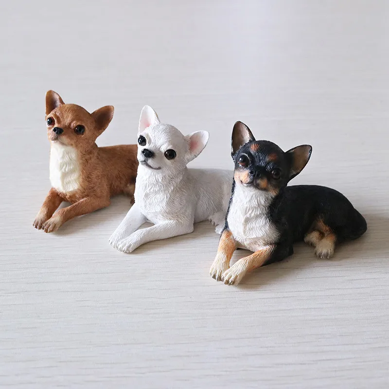 Mini version Chihuahua Crouching posture Small dog Kawaii Simulation Christmas 2Inches Craft Home Decoration Accessories Z459
Mini version Chihuahua Crouching posture Small dog Kawaii Simulation Christmas 2Inches Craft Home Decoration Accessories Z459