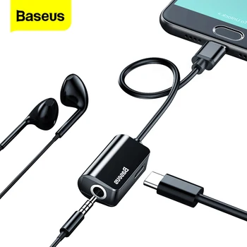 Baseus USB C Audio Cable Adapter Type C to 3.5mm Jack Earphone Fast Charger USB-C Splitter For Xiaomi Mi8 Huawei P20 Mate 10 Pro
Baseus USB C Audio Cable Adapter Type C to 3.5mm Jack Earphone Fast Charger USB-C Splitter For Xiaomi Mi8 Huawei P20 Mate 10 Pro