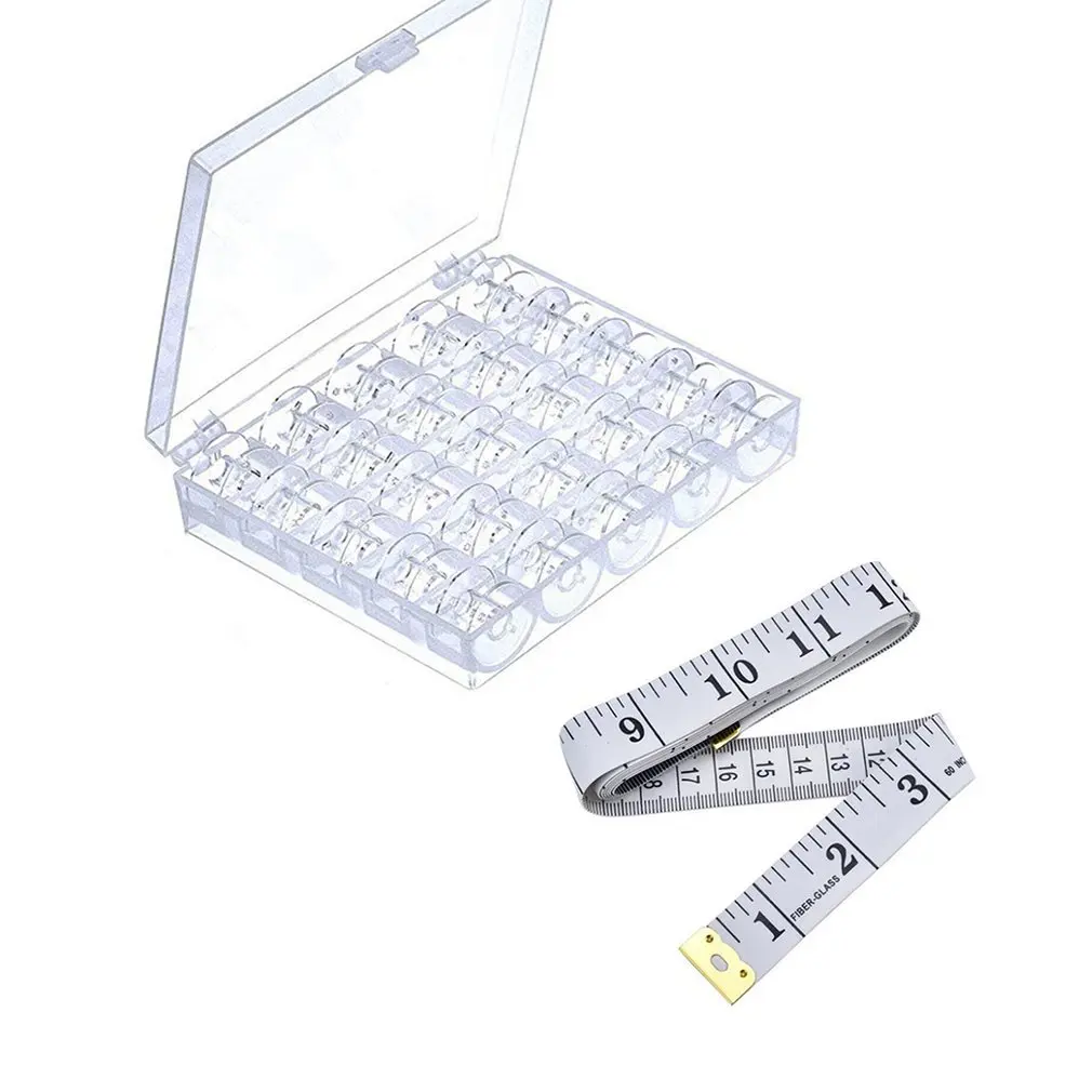 Collection Transparent Clear Storage Empty Box 25 Grids Sewing Machine Thread Organizer With 25 Bobbins Tools
Collection Transparent Clear Storage Empty Box 25 Grids Sewing Machine Thread Organizer With 25 Bobbins Tools