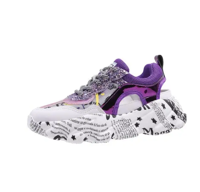 Spring Female Thick Bottom Sneakers Mixed Colors Round Toe Platform Shoes Women Flats Casual Shoes Ladies Running Shoes
Spring Female Thick Bottom Sneakers Mixed Colors Round Toe Platform Shoes Women Flats Casual Shoes Ladies Running Shoes