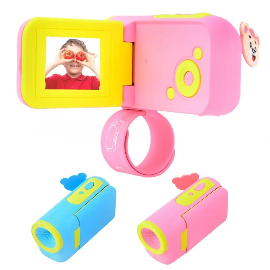 Mini Kids Camcorder Digital Video HD Camera with Cartoon Stickers with Anti-fall Wrist Belt and Neck Strap for Children Gift
Mini Kids Camcorder Digital Video HD Camera with Cartoon Stickers with Anti-fall Wrist Belt and Neck Strap for Children Gift