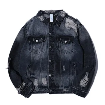 KIOVNO HIgh Street Ripped Denim Jackets Men Washed Pleated Jeans Jackets Male Short Outwear Coats
KIOVNO HIgh Street Ripped Denim Jackets Men Washed Pleated Jeans Jackets Male Short Outwear Coats