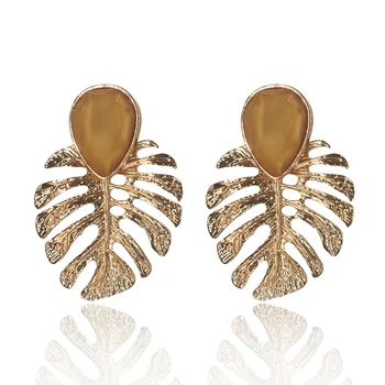 CXQD Personality Leaves Dangle Drop Earrings For Women Girls Alloy Gold Resin Drop Earrings Brincos Fashion Jewelry party gift
CXQD Personality Leaves Dangle Drop Earrings For Women Girls Alloy Gold Resin Drop Earrings Brincos Fashion Jewelry party gift