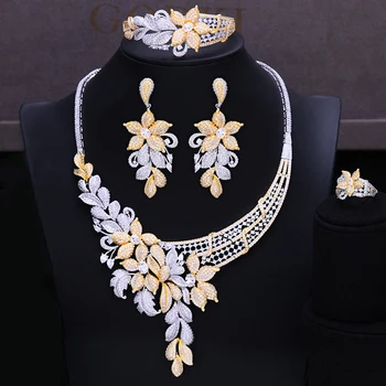 GODKI 4PCS Luxury Flower African Jewelry Set For Women Wedding Bridesmaid Jewelry Sets 2020 Naija Bridal Jewelry Set Party Sets
GODKI 4PCS Luxury Flower African Jewelry Set For Women Wedding Bridesmaid Jewelry Sets 2020 Naija Bridal Jewelry Set Party Sets