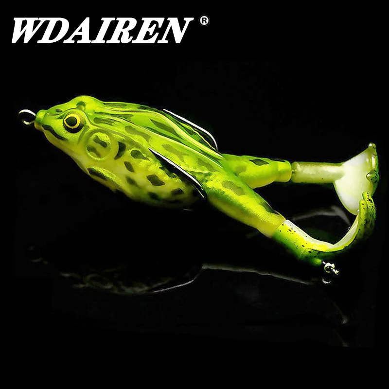 Фото 1Pcs 9.5cm 13.5g Propeller Flipper Frog Fishing Lures Topwater Rotation Jigging Wobblers Artificial Bait 3D Eyes Day Bass Pesca | Спорт и