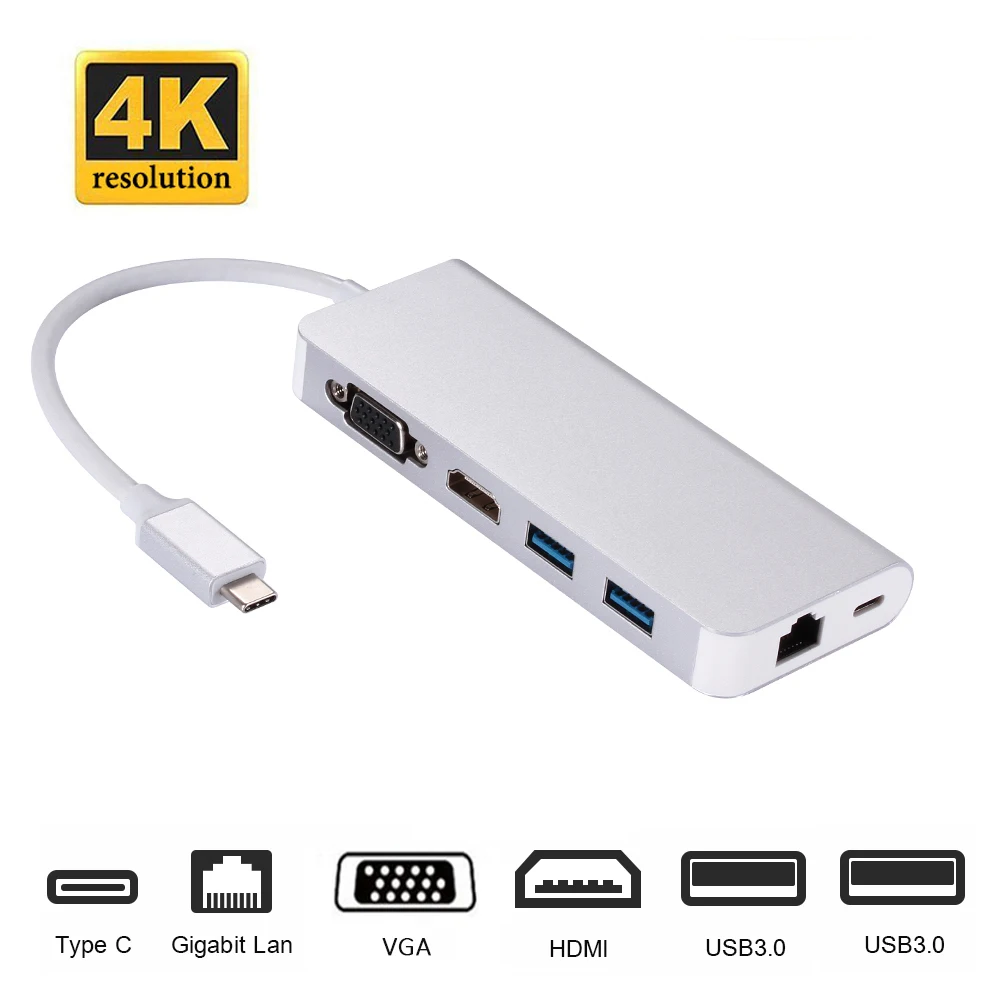 USB C HUB Type C to Multi USB 3.0 HUB HDMI Adapter Dock for MacBook Pro Huawei Mate 30 USB-C 3.1 Splitter Port Type C HUB
USB C HUB Type C to Multi USB 3.0 HUB HDMI Adapter Dock for MacBook Pro Huawei Mate 30 USB-C 3.1 Splitter Port Type C HUB