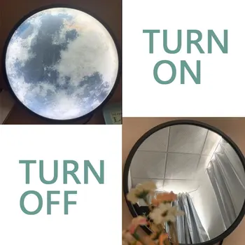 2020 New 25CM INS Style Moon Makeup Mirror Led Night Light USB powered LED Romantic moonlight fixture Home Decoration Lunar Lamp
2020 New 25CM INS Style Moon Makeup Mirror Led Night Light USB powered LED Romantic moonlight fixture Home Decoration Lunar Lamp