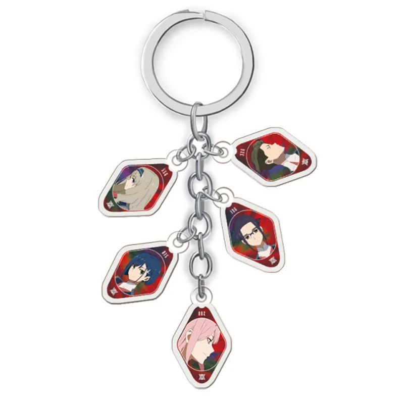 10PCS Anime DARLING in the FRANXX Keychain Cute Transparent Double-Sided Acrylic Key Chain Pendant Decoration
10PCS Anime DARLING in the FRANXX Keychain Cute Transparent Double-Sided Acrylic Key Chain Pendant Decoration