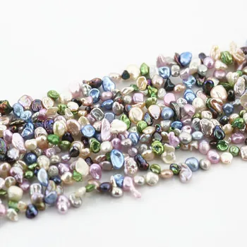 Genuine Natural wholesale 5strands 6mm keshi dyed pearl strands loose beads women lady jewelry DIY
Genuine Natural wholesale 5strands 6mm keshi dyed pearl strands loose beads women lady jewelry DIY