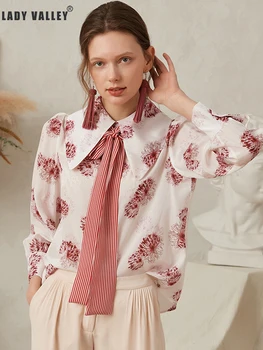 Big lapel straps bow fashion print chiffon shirt ladies spring big-name loose loose temperament wild top
Big lapel straps bow fashion print chiffon shirt ladies spring big-name loose loose temperament wild top