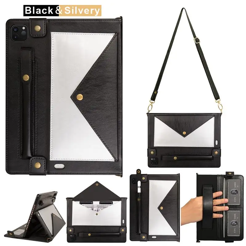 For iPad Pro 2020 11 Case Envelope Style PU Leather Tablet Protective Cover with Shoulder Strap for iPad Pro 11 2020 Case Fundas
For iPad Pro 2020 11 Case Envelope Style PU Leather Tablet Protective Cover with Shoulder Strap for iPad Pro 11 2020 Case Fundas