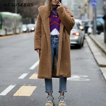 Blue red white Teddy jacket faux fur coat long pink fur coat female vintage fur collar Winter coat women elegant shaggy jackets 
Blue red white Teddy jacket faux fur coat long pink fur coat female vintage fur collar Winter coat women elegant shaggy jackets
