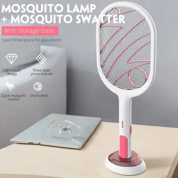 USB Charging Practical Two Functions Handheld Electric Mosquito Swatter Mosquito Swatter Mosquito Lamp Anti Mosquitoes Zapper
USB Charging Practical Two Functions Handheld Electric Mosquito Swatter Mosquito Swatter Mosquito Lamp Anti Mosquitoes Zapper