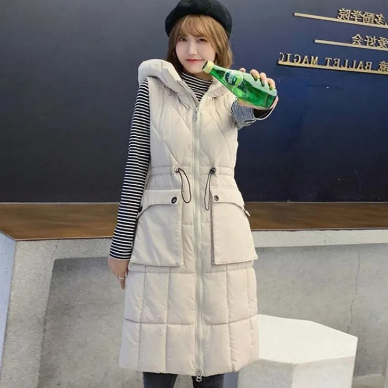 Winter self-cultivation mid-length casual jacket coat wild temperament down cotton hooded solid color waistcoat female jacket
Winter self-cultivation mid-length casual jacket coat wild temperament down cotton hooded solid color waistcoat female jacket